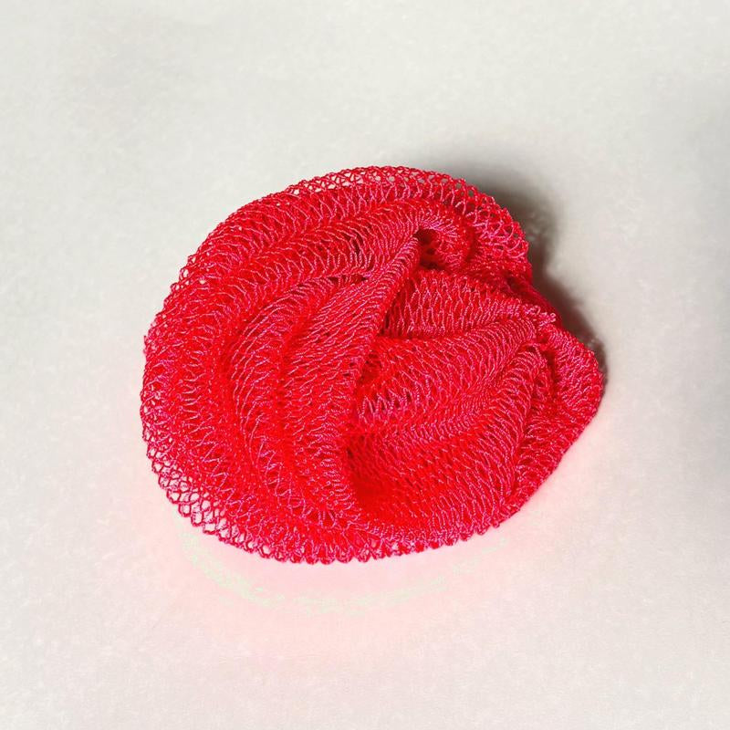 African Exfoliating Bath Sponge for Smooth, Refreshed Skin | Skin-Softening Lightweight Shower Net | Quick-Dry, Reusable Body Scrubber|Authentic Net Sponge